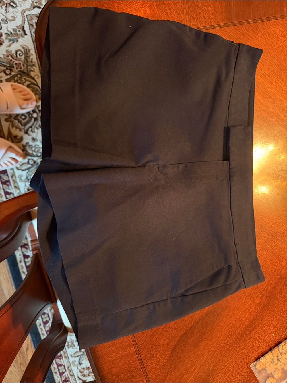 Navy Blue Casual Shorts